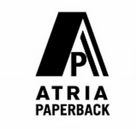 AP ATRIA PAPERBACK logo