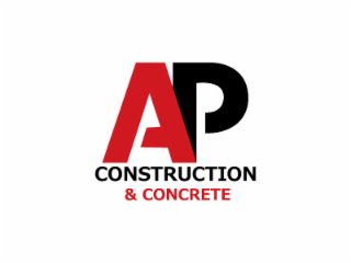 AP CONSTRUCTION & CONCRETE logo