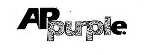 AP PURPLE. logo