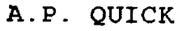 A.P. QUICK logo