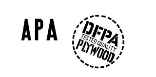 APA DEPA TESTED QUALITY PLYWOOD logo