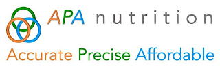 APA NUTRITION ACCURATE PRECISE AFFORDABLE logo