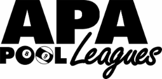 APA POOL LEAGUES 8 9 logo
