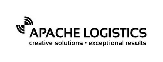 APACHE LOGISTICS CREATIVE SOLUTIONS · EXCEPTIONAL RESULTS logo