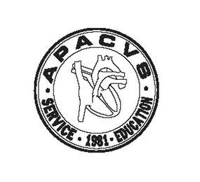 APACVS · SERVICE · 1981 · EDUCATION · logo