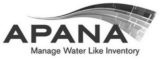 APANA MANAGE WATER LIKE INVENTORY logo
