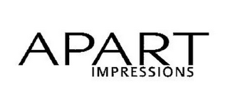 APART IMPRESSIONS logo