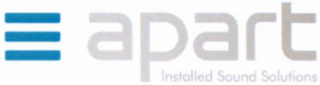 APART INSTALLED SOUND SOLUTIONS logo