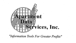 APARTMENT DATA SERVICES, INC. "INFORMATION TOOLS FOR GREATER PROFITS" logo