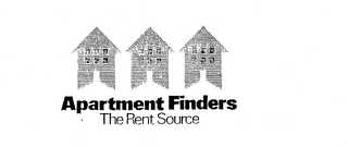 APARTMENT FINDERS THE RENT SOURCE logo
