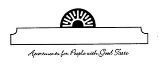 APARTMENTS FOR PEOPLE WITH GOOD TASTE logo