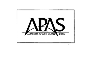 APAS AUTOMATED PAYMENT ACCESS SYSTEM logo