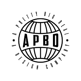 APBD · A PRETTY BIG DEAL · A DESIGN COMPANY logo