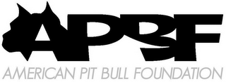 APBF AMERICAN PIT BULL FOUNDATION logo