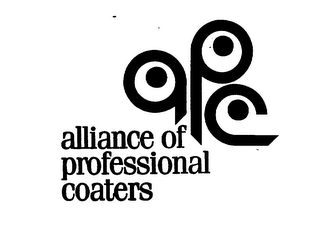 APC ALLIANCE OF PROFESSIONAL COATERS logo