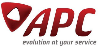 APC EVOLUTION AT YOUR SERVICE logo