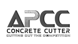 APCC CONCRETE CUTTER CUTTING OUT THE COMPETITION logo