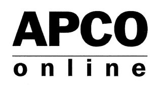 APCO ONLINE logo