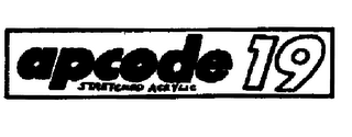 APCODE 19 STRETCHED ACRYLIC logo