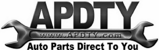APDTY WWW.APDTY.COM AUTO PARTS DIRECT TO YOU logo