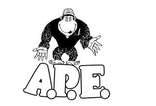 A.P.E. logo