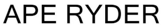 APE RYDER logo