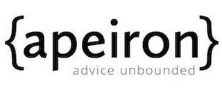 APEIRON ADVICE UNBOUNDED logo