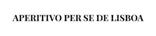 APERITIVO PER SE DE LISBOA logo