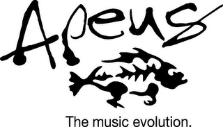 APEUS THE MUSIC EVOLUTION logo