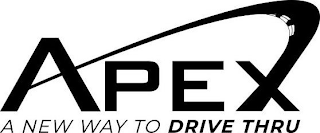 APEX A NEW WAY TO DRIVE THRU logo