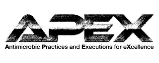APEX ANTIMICROBIC PRACTICES AND EXECUTIONS FOR EXCELLENCE logo
