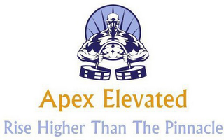 APEX ELEVATED RISE HIGHER THAN THE PINNACLE logo