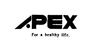 APEX FOR A HEALTHY LIFE. logo