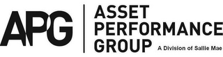 APG ASSET PERFORMANCE GROUP A DIVISION OF SALLIE MAE logo