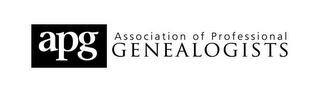 APG ASSOCIATION OF PROFESSIONAL GENEALOGISTS logo
