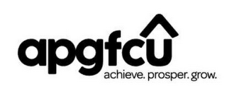 APGFCU ACHIEVE.PROSPER.GROW. logo