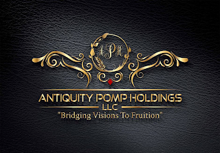 APH ANTIQUITY POMP HOLDINGS LLC ''BRIDGING VISIONS TO FRUITION'' logo