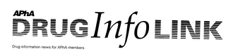 APHA DRUG INFO LINK logo