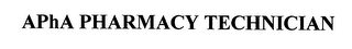 APHA PHARMACY TECHNICIAN logo
