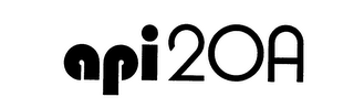 API 20A logo