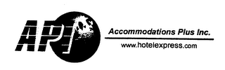 API ACCOMMODATIONS PLUS INC. WWW.HOTELEXPRESS.COM logo