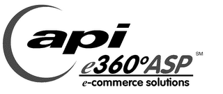 API E360 ASP E-COMMERCE SOLUTIONS logo