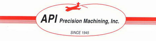 API PRECISION MACHINING SINCE 1945 logo
