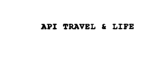 API TRAVEL + LIFE logo