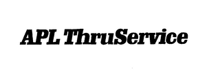 APL THRU SERVICE logo