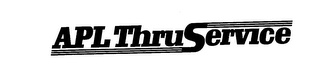 APL THRU SERVICE logo