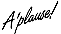 A'PLAUSE! logo