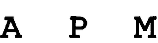 APM logo