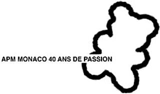 APM MONACO 40 ANS DE PASSION logo