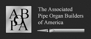 APOBA THE ASSOCIATED PIPE ORGAN BUILDERS OF AMERICA logo